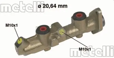 050251 Главный тормозной цилиндр METELLI підбір по vin на Brocar