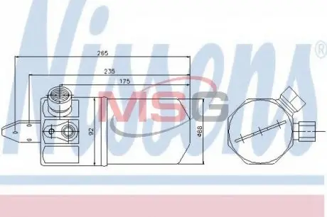 95318 Осушитель кондиционера NISSENS подбор по vin на Brocar