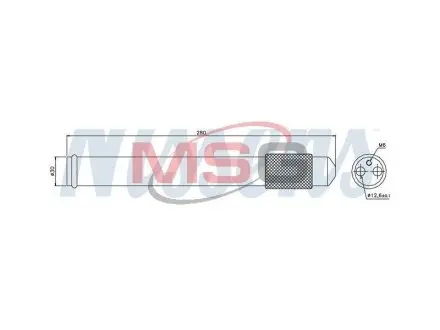 95360 Осушитель кондиционера NISSENS подбор по vin на Brocar