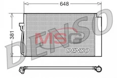 DCN05017 Конденсатор, кондиционер DENSO подбор по vin на Brocar