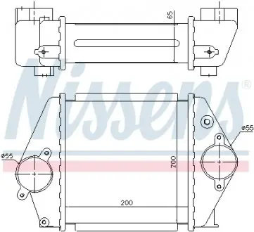 96570 Радіатор наддуву NISSENS підбір по vin на Brocar