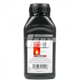 FBX025 Жидкость тормозная DOT 4 0.25л FERODO підбір по vin на Brocar