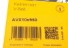 AVX10X950 Ремінь генератора VW Golf II/VW Passat B3/B4/Audi 80/100 1.6/1.8/2.0 79-88 CONTITECH підбір по vin на Brocar
