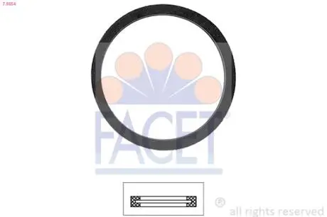 79554 Прокладка термостату FACET підбір по vin на Brocar