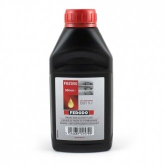 FBZ050 Тормозная жидкость FERODO (DOT 5.1), 0.5л FERODO підбір по vin на Brocar