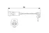 1987474553 Датчик износа тормозных колодок MB A-class (W176)/E-class (W213) 12- BOSCH підбір по vin на Brocar