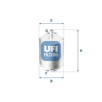 3176000 Топливный фильтр UFI UFI подбор по vin на Brocar