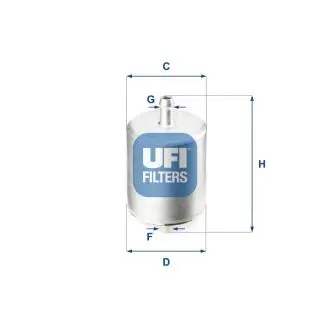 3176000 Паливний фільтр UFI UFI підбір по vin на Brocar