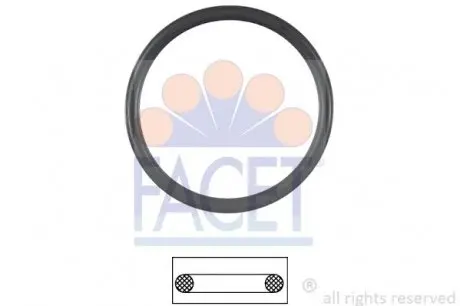 79538 Прокладка термостата FACET подбор по vin на Brocar