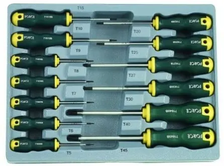 2137T Набор отвёрток TORX T5-T45 13ед. FORCE підбір по vin на Brocar