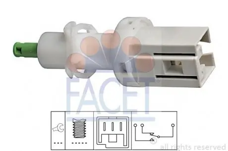 71069 Датчик стоп-сигналу Ducato/Jumper/Boxer 94>02 (ch 5029100>) FACET подбор по vin на Brocar