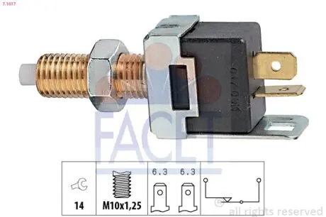 71017 Вмикач сигналу стоп FACET підбір по vin на Brocar