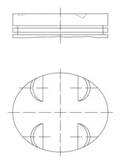 0052401 Поршень MAHLE / KNECHT підбір по vin на Brocar