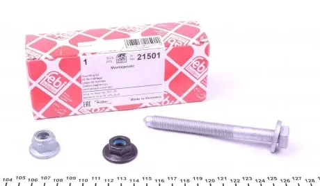 21501 Болт рычага (переднего/снизу) Audi A4/ A6 95-05/ VW Passat 00-05 (к-кт) FEBI BILSTEIN подбор по vin на Brocar