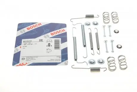 1987475081 Р/к установки задних тормозных колодок Corsa,Kadett E 200X28 BOSCH подбор по vin на Brocar