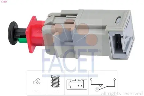 71207 Вмикач сигналу стоп FACET підбір по vin на Brocar