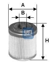 2555300 Масляный фильтр UFI UFI підбір по vin на Brocar