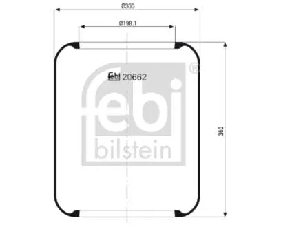 20662 Подушка амортизуюча FEBI BILSTEIN подбор по vin на Brocar