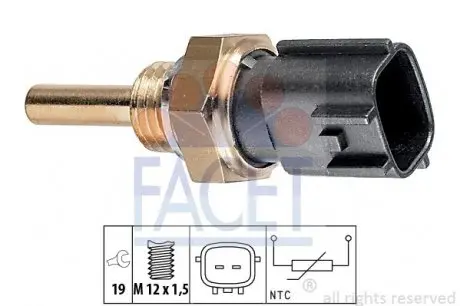 73225 Датчик температури FACET підбір по vin на Brocar