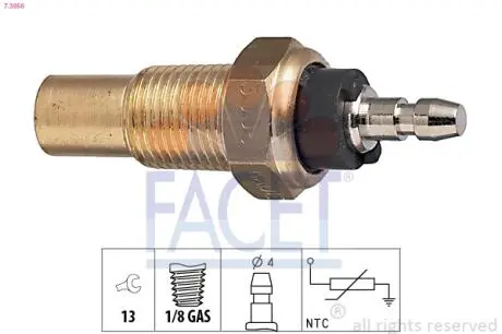 73056 Датчик температури FACET підбір по vin на Brocar