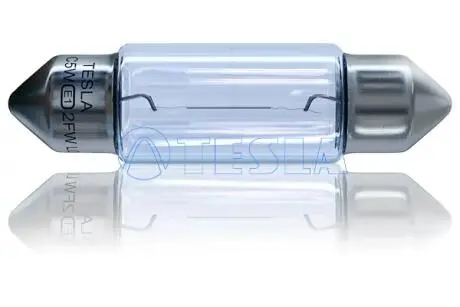 B85301 Автолампа Tesla b85301 Standard C5W SV8,5-8 5 W прозрачная TESLA підбір по vin на Brocar