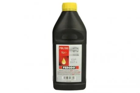 FBL100 Тормозная жидкость DOT4 ESP (1L) FERODO подбор по vin на Brocar