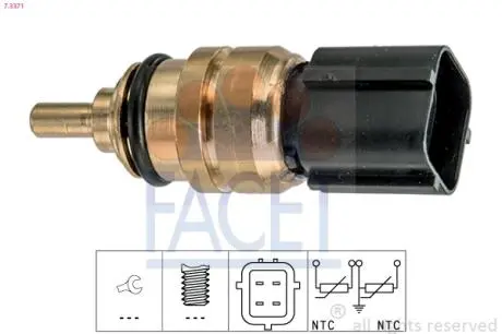 73371 Датчик температури FACET підбір по vin на Brocar