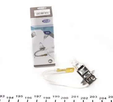002554100000 Автолампа H3 MAGNETI MARELLI 002554100000 MAGNETI MARELLI підбір по vin на Brocar
