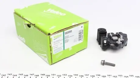 593993 Реле генератора (12V) Peugeot 206 1.6 01- VALEO підбір по vin на Brocar