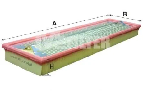 K355 Фильтр воздушный MB 609 OM364 M-FILTER підбір по vin на Brocar