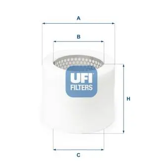 2706100 Воздушный фильтр UFI подбор по vin на Brocar