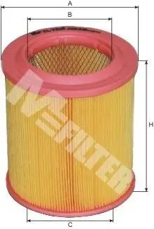 A548 Воздушный фильтр M-FILTER подбор по vin на Brocar