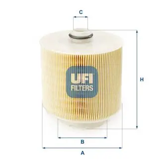 2759800 Воздушный фильтр UFI подбор по vin на Brocar