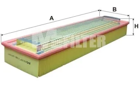 K356 Повітряний фільтр M-FILTER підбір по vin на Brocar
