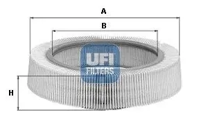 3089600 Повітряний фільтр UFI підбір по vin на Brocar