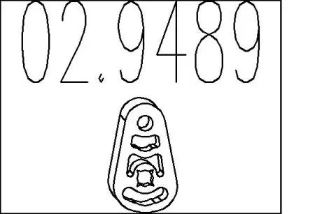 029489 Монтажний елемент MTS підбір по vin на Brocar