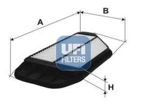 3070100 Повітряний фільтр UFI підбір по vin на Brocar