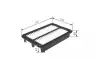 F026400439 Фільтр повітряний Honda CR-V 2.0 16V 12- BOSCH підбір по vin на Brocar