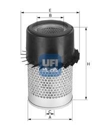 2792000 Воздушный фильтр UFI подбор по vin на Brocar
