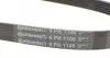 6PK1105 Ремінь генератора Nissan Tiida 1.8 07-12/Fiat Ducato 2.0 94-02 /Renault Espace 3.5 V6 02- CONTITECH підбір по vin на Brocar