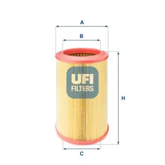 2736600 Повітряний фільтр UFI підбір по vin на Brocar