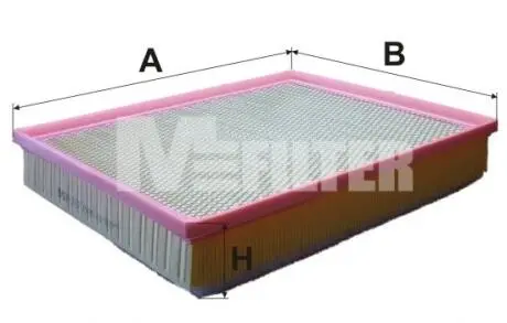 K496 Повітряний фільтр M-FILTER підбір по vin на Brocar