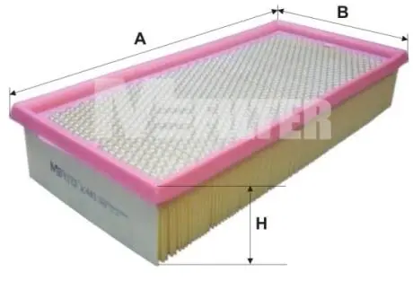 K449 Фильтр воздушный Transit 2.0i/2.5D/TDi 94>00 M-FILTER подбор по vin на Brocar