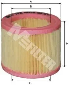 A826 Воздушный фильтр M-FILTER підбір по vin на Brocar