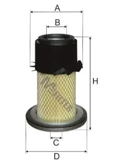 A1064 Повітряний фільтр M-FILTER підбір по vin на Brocar