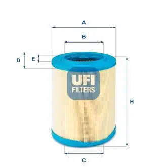 2760600 Воздушный фильтр UFI подбор по vin на Brocar