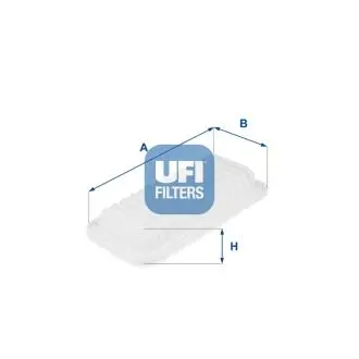 3017500 Воздушный фильтр UFI подбор по vin на Brocar