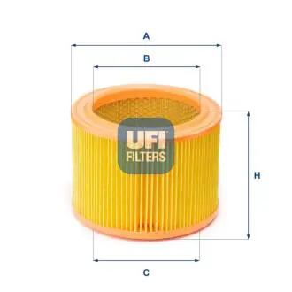 2727100 Повітряний фільтр UFI підбір по vin на Brocar
