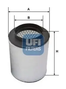 27B5400 Повітряний фільтр UFI підбір по vin на Brocar