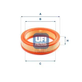 2778500 Повітряний фільтр UFI підбір по vin на Brocar